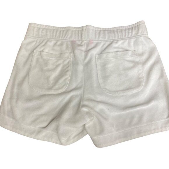 Lilly Pulitzer Kylar Terry Cloth Shorts White Sz SM Beach Resort Coverup - Picture 2 of 8
